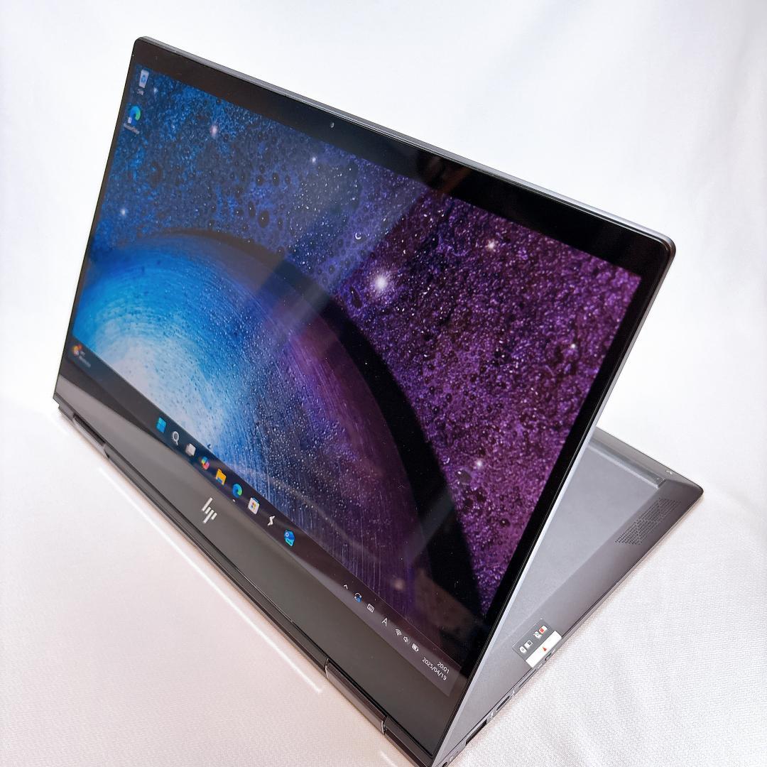 【バッテリー100％】hp Envy x360 2in1 タッチ高級機 _722
