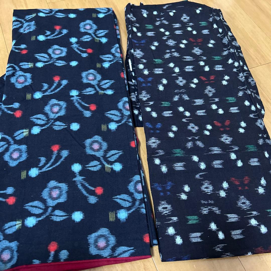 木綿絣　久留米絣　まとめ　着物　4着セット