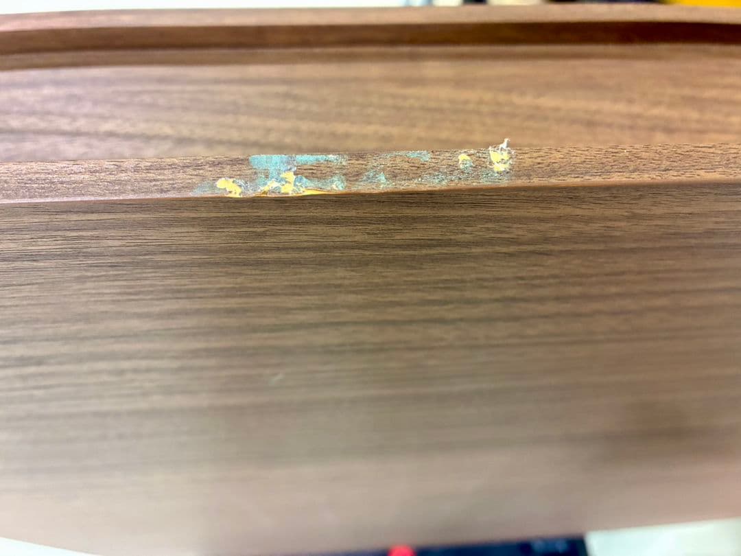 【現地引取OK】ブラウン木製クイーンベッド(マットレス付き)