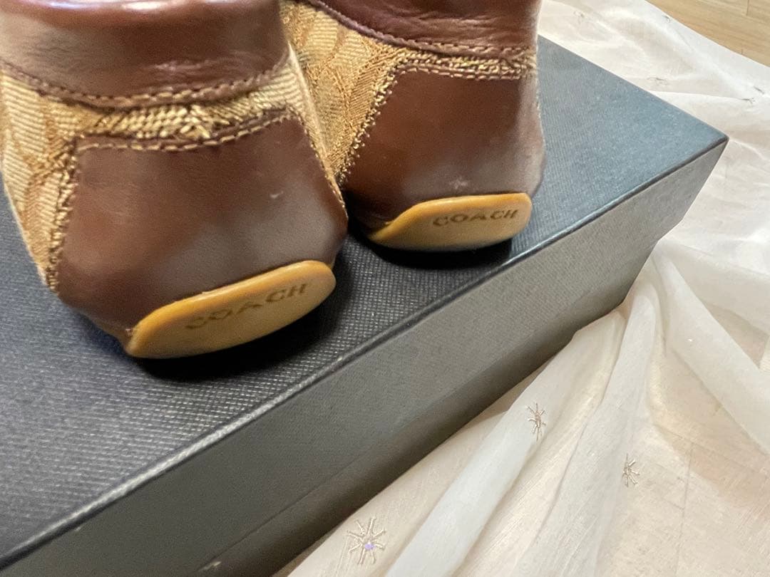 COACH ローファー ドライビングシューズ　リボンタッセルチャーム付き