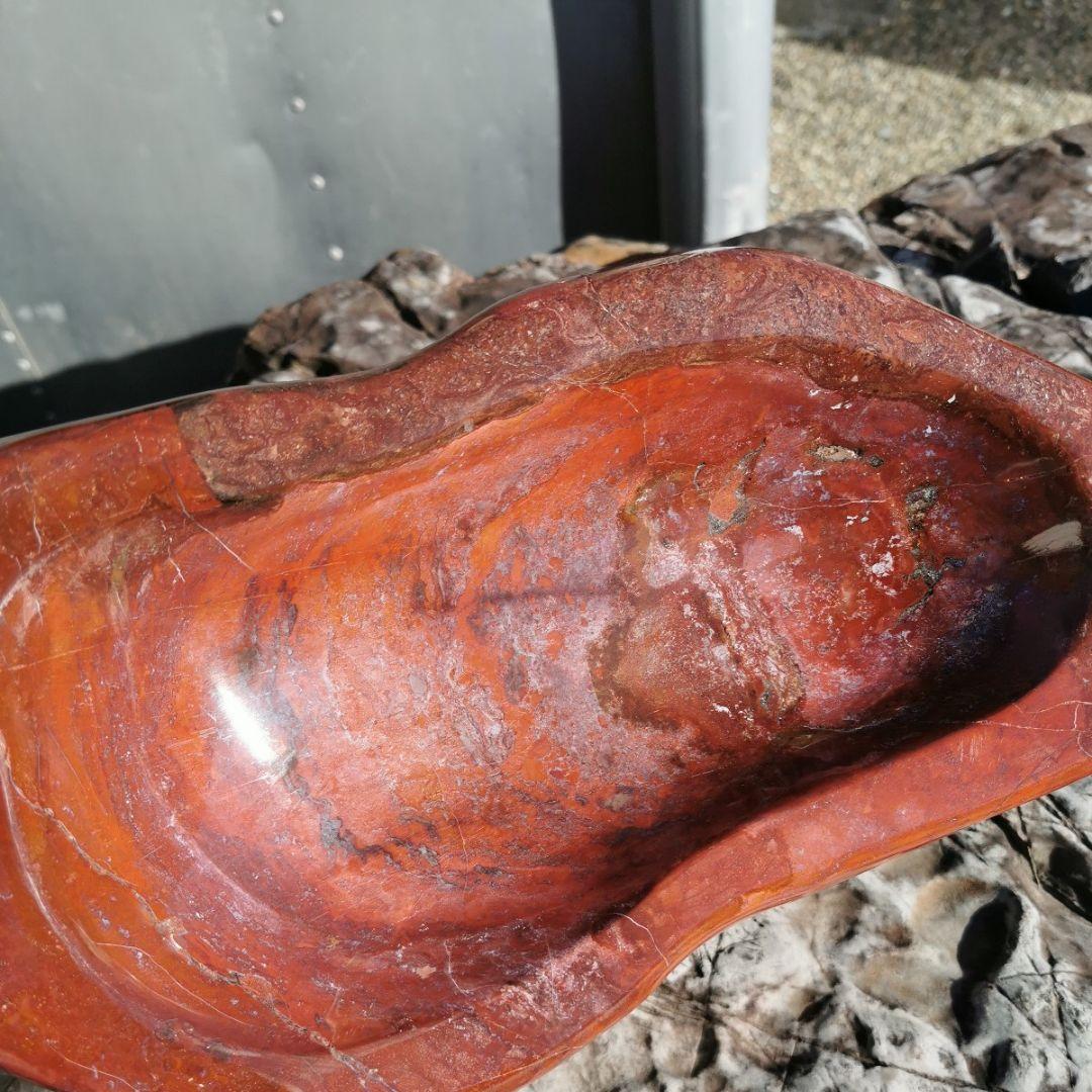 金華のジャスパー　12.8キロ　錦紅石　鑑賞石　石　盆石　水石　置物　オブジェ
