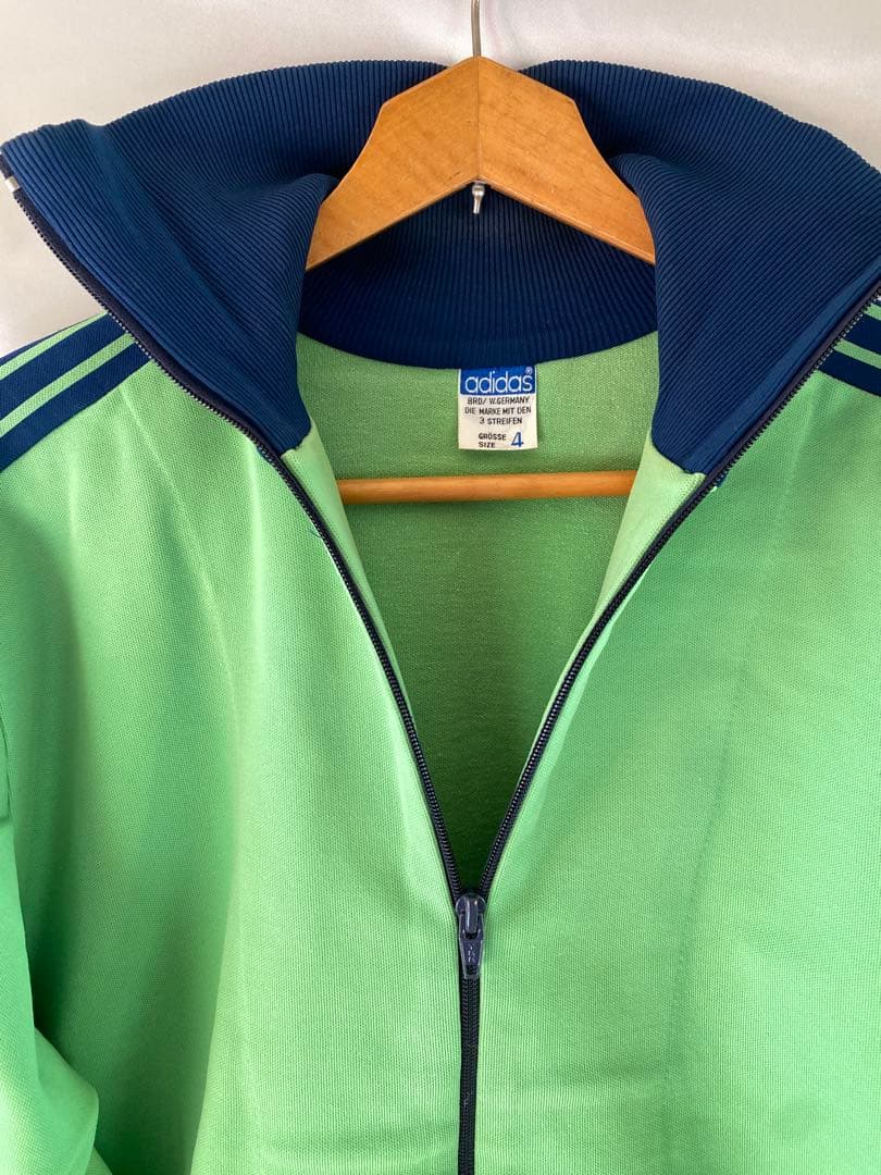 70s adidasトラックJKT グリーン　デサント