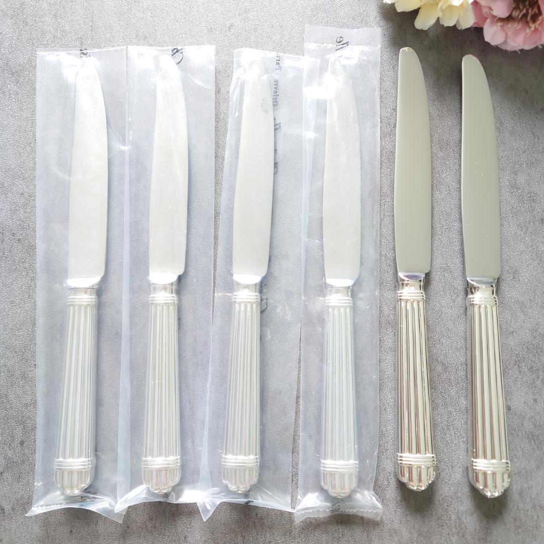 希少 極美品 クリストフル アリア デザートナイフ 未開封含む 6点