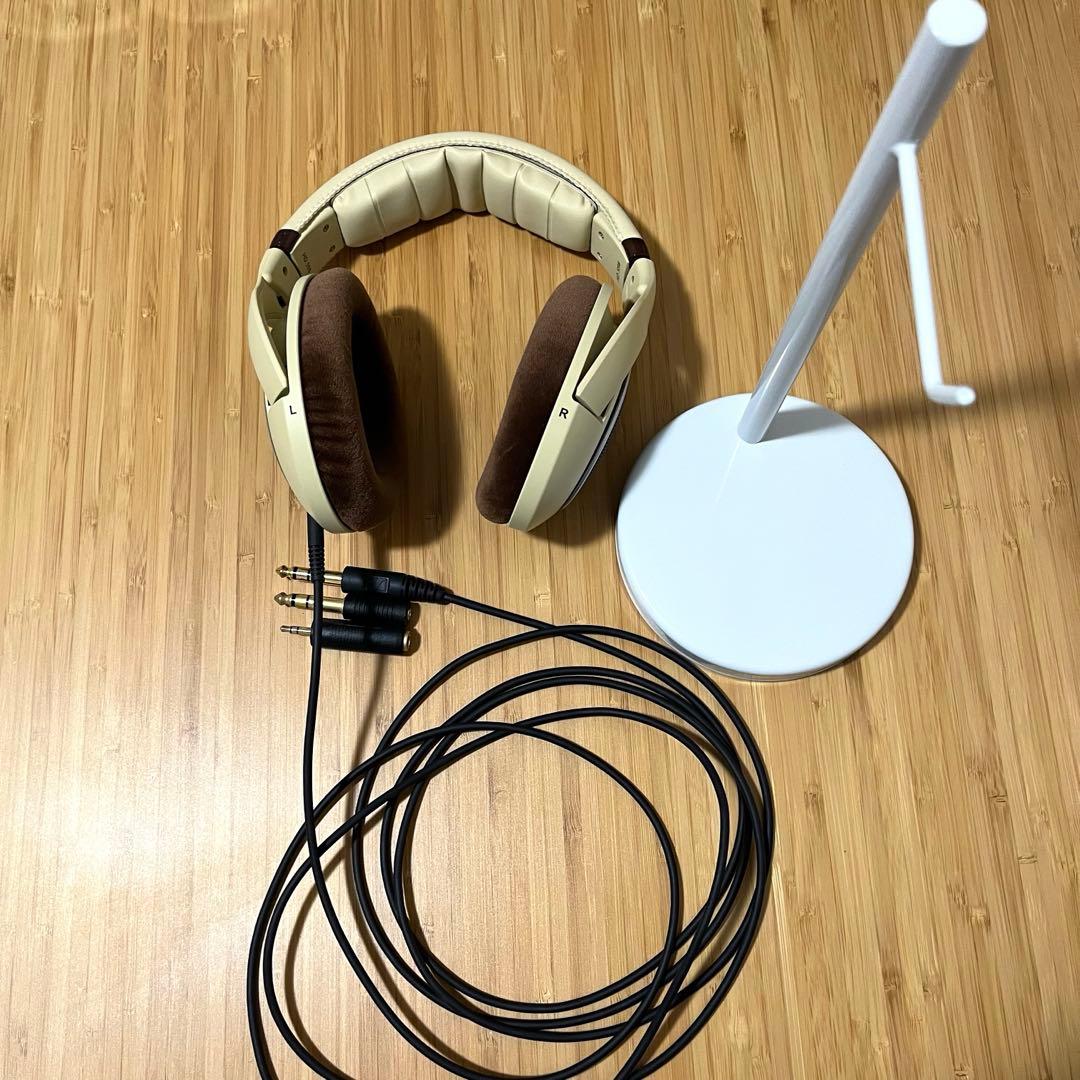 SENNHEISER HD598 プリン オープン型ヘッドホン＋スタンド付き