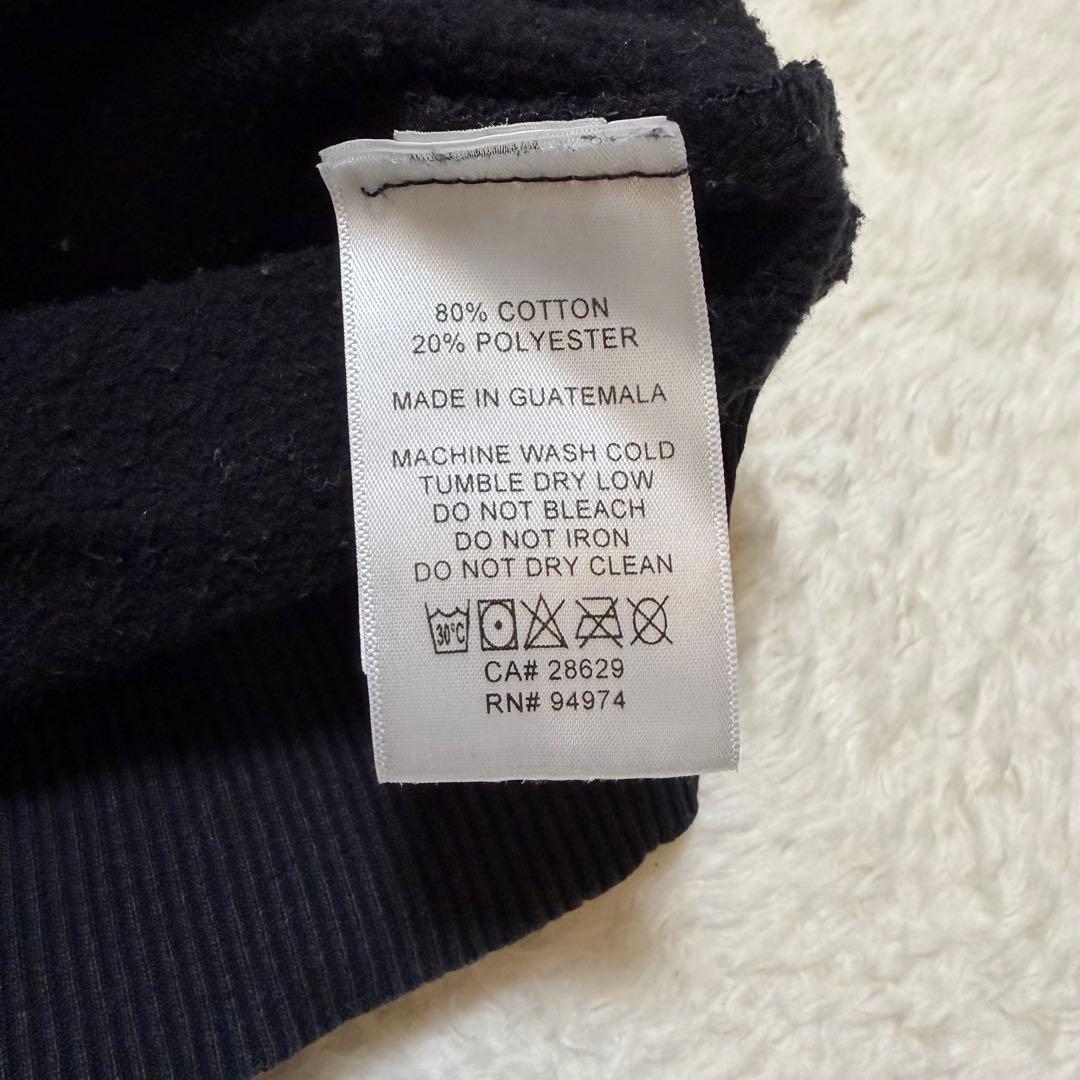 STUSSY ステューシー スウェット トレーナー クルーネック XL 黒