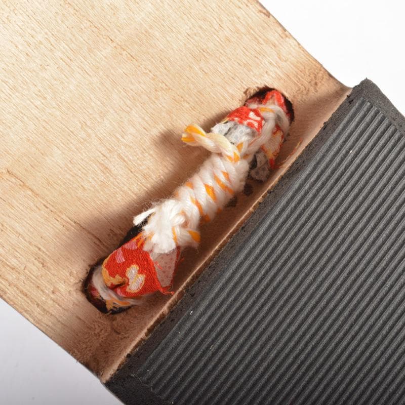 和装小物　焼桐下駄　女性用　小紋柄鼻緒　60足まとめて　M　6254A