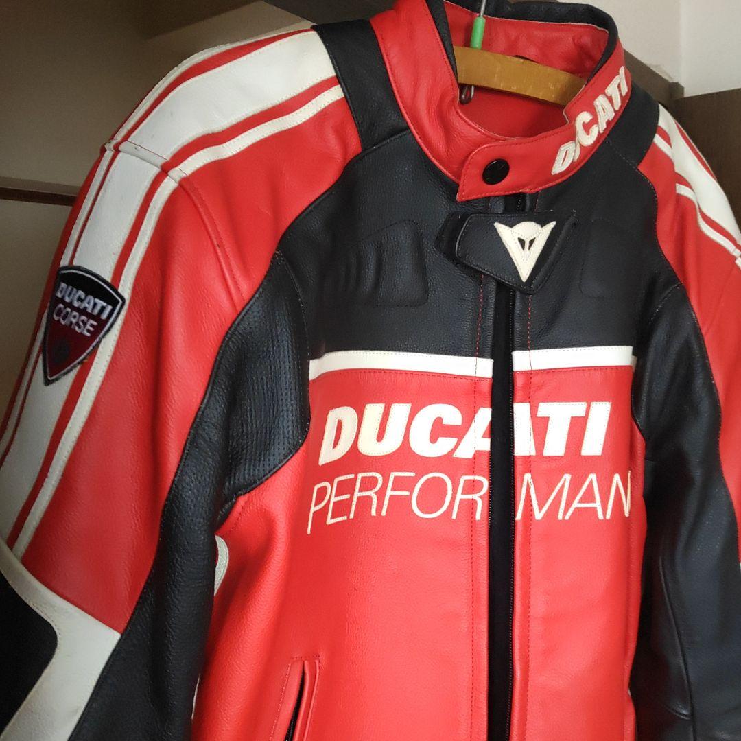 DUKATIレザージャケット、ダイネーゼ イタリヤ正規品 上下、