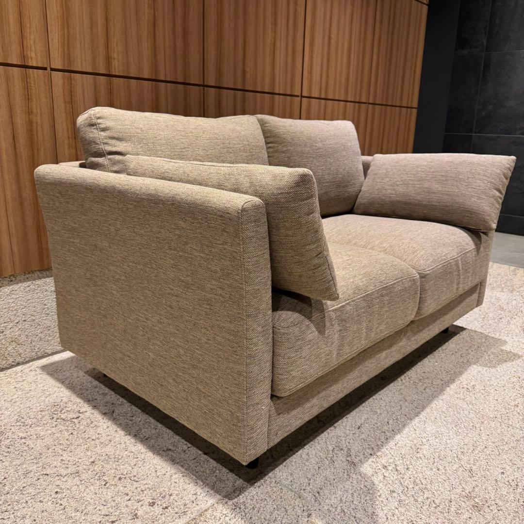 ニトリ 2人掛けソファ CA10 DR-BE ベージュ 布張り グレージュ系