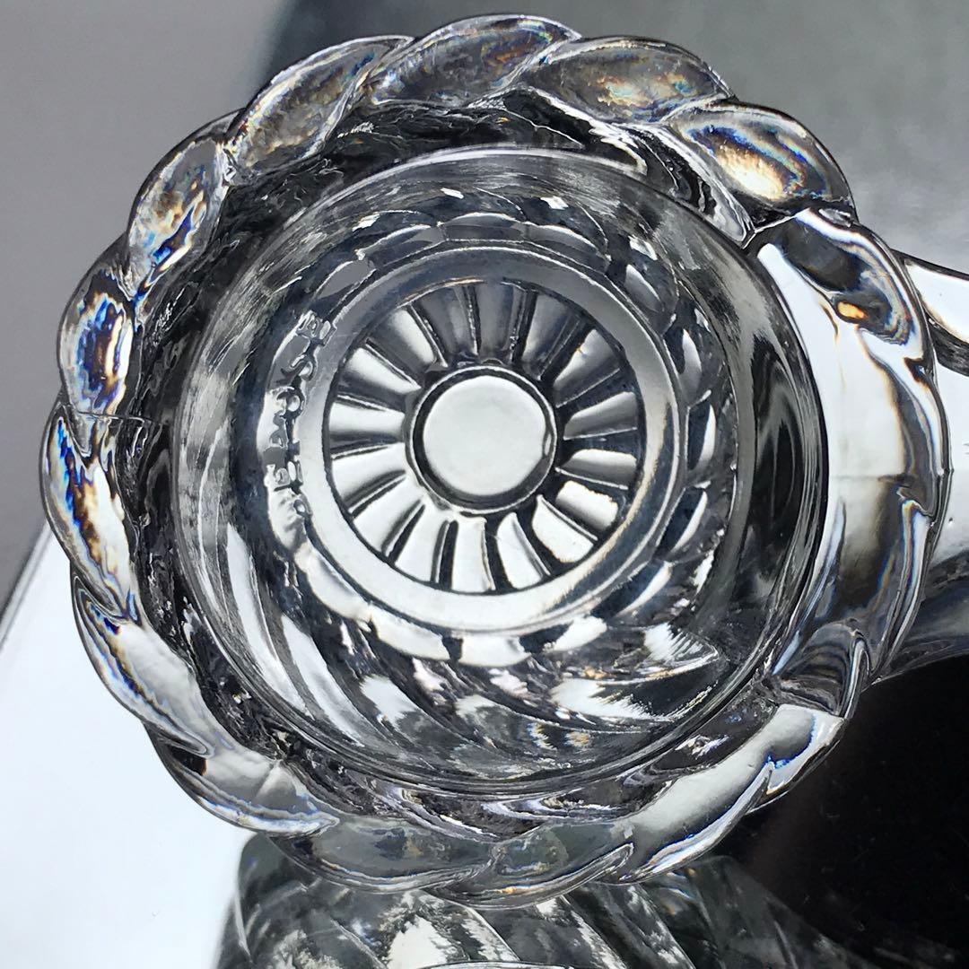 極稀少オールドバカラ Baccaratバンブー Bambou★塩入れ★クリスタル