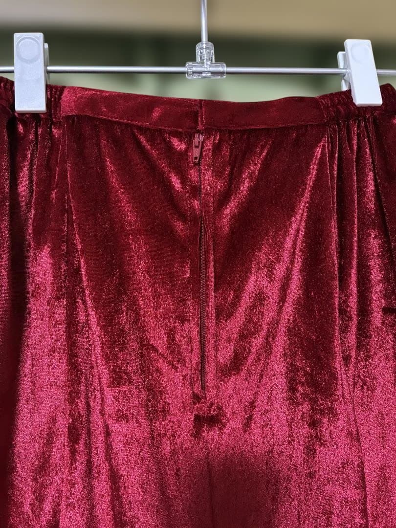 フラメンコ衣装　ファルダ　スカート 赤