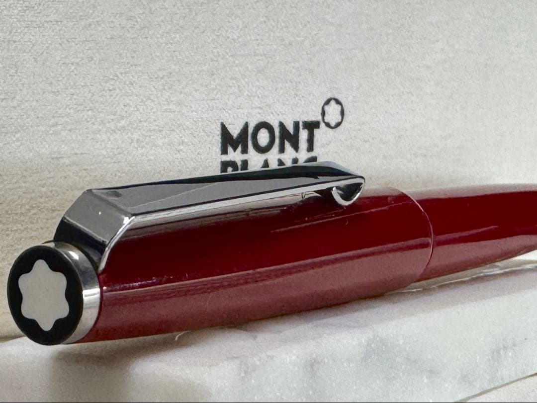 【極美品】モンブラン No300 万年筆ボルドー軸　コンバーター付