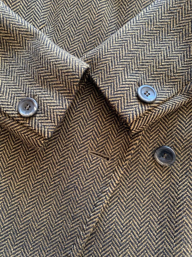 マックスマーラMAXMARAツイード ショートコートジャケット白タグ40カシミヤ