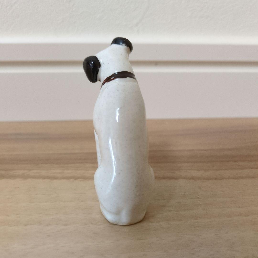ビクター　陶器製犬の置物 大小セット　昭和レトロ