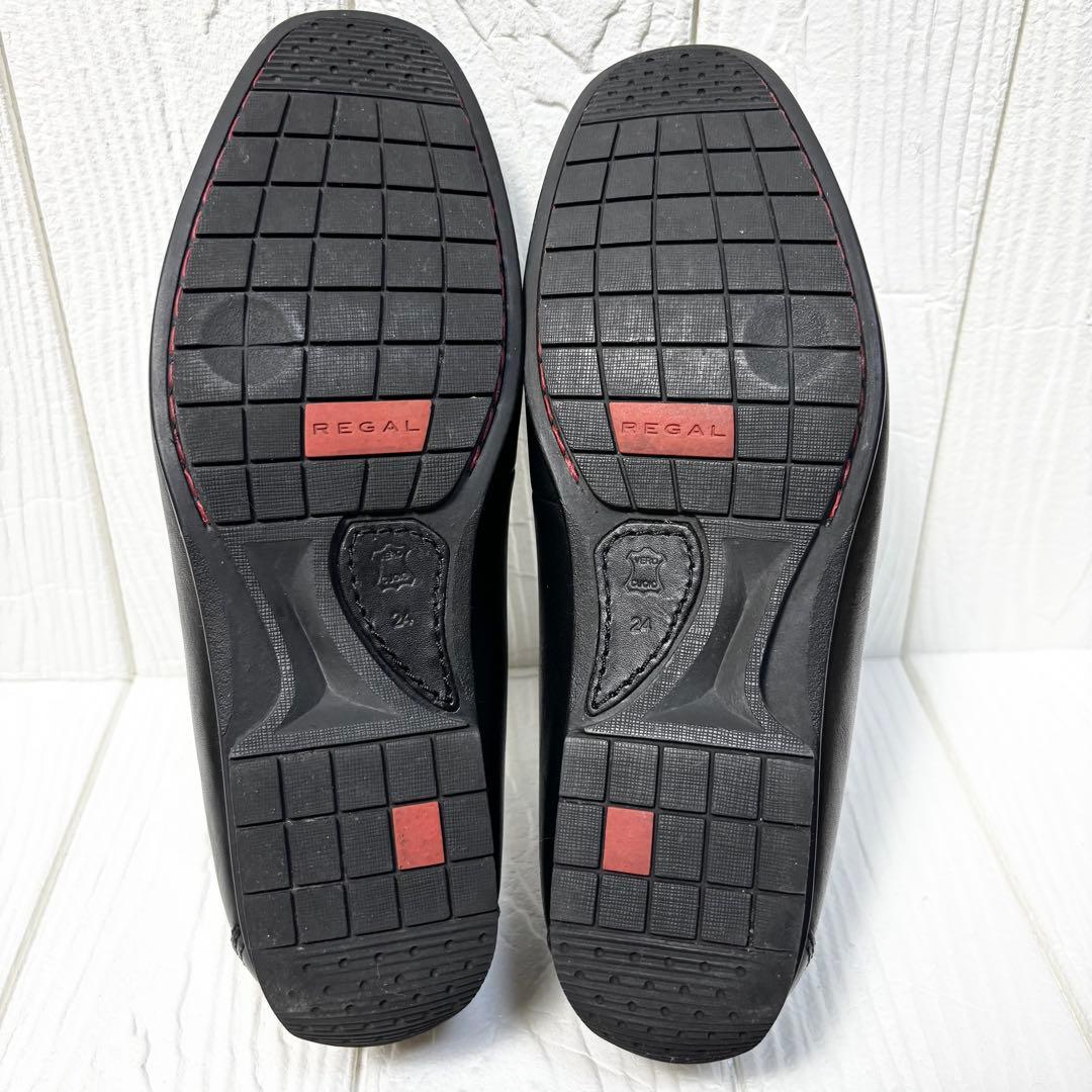 REGAL リーガル ビットローファー 黒 24cm 本革 現行品　57HR