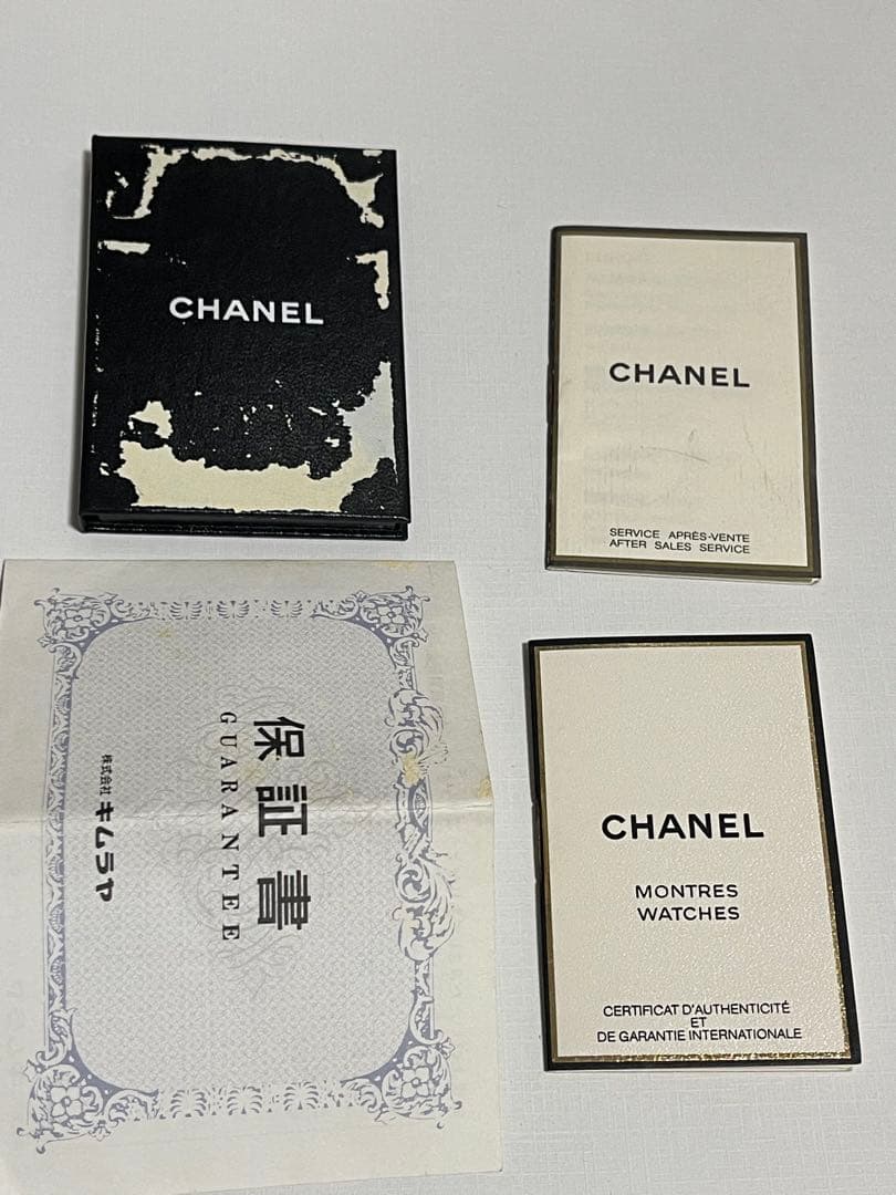 CHANEL プルミエール L ゴールド/ブラック 時計