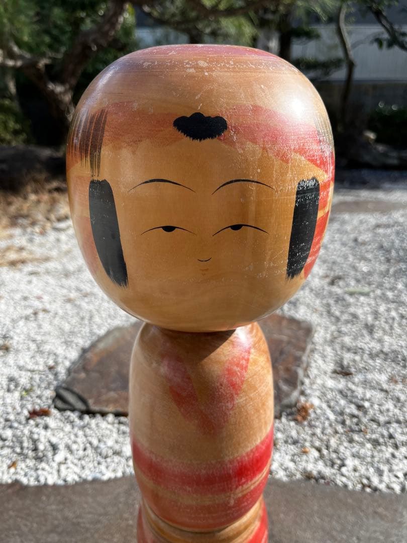 伝統こけし　新山左京　弥治郎　こけし　アンティーク　高さ60cm