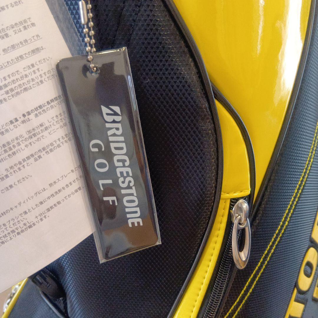 ★新品・未使用★ BRIDGESTONEキャディバッグ 黒/黄　ブリヂストン