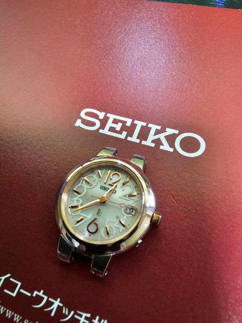 ⭐【超美品希少レア】SEIKO ルキア 1B22.0AK0電波ソーラー腕時計
