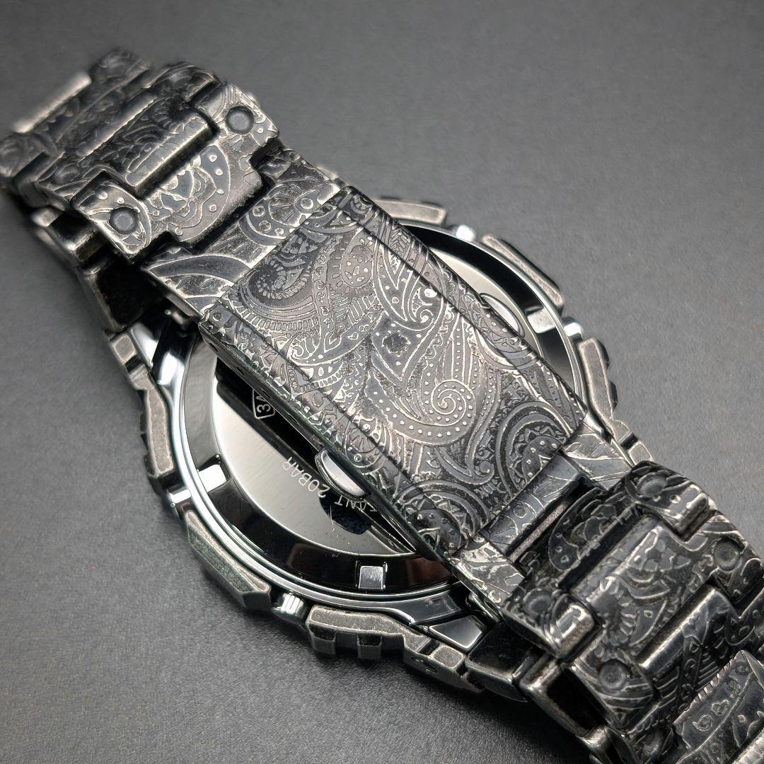 G-SHOCK GW5000U 電波ソーラー 高輝度LED ペイズリーフルメタル