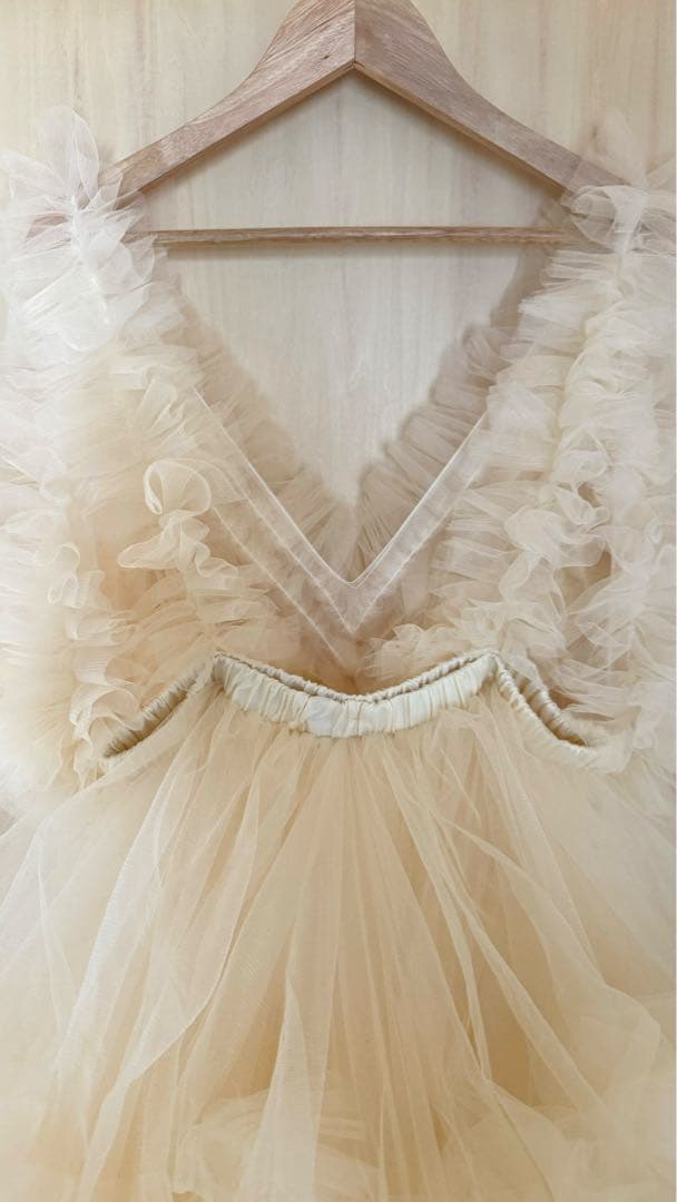 しめじ様♡マタニティフォト　ドレス　衣装　海外　チュール　ボリューム