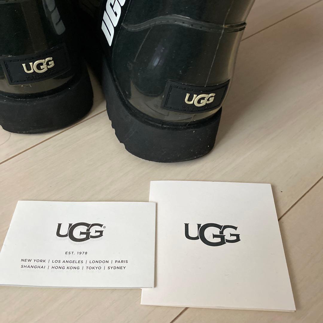 ニコちゃんUGG ブラック ムートンブーツ