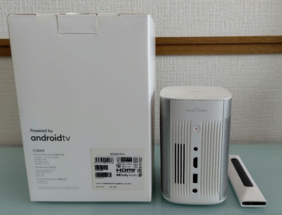 【完品】XGIMI Mogo Pro プロジェクター ホワイト