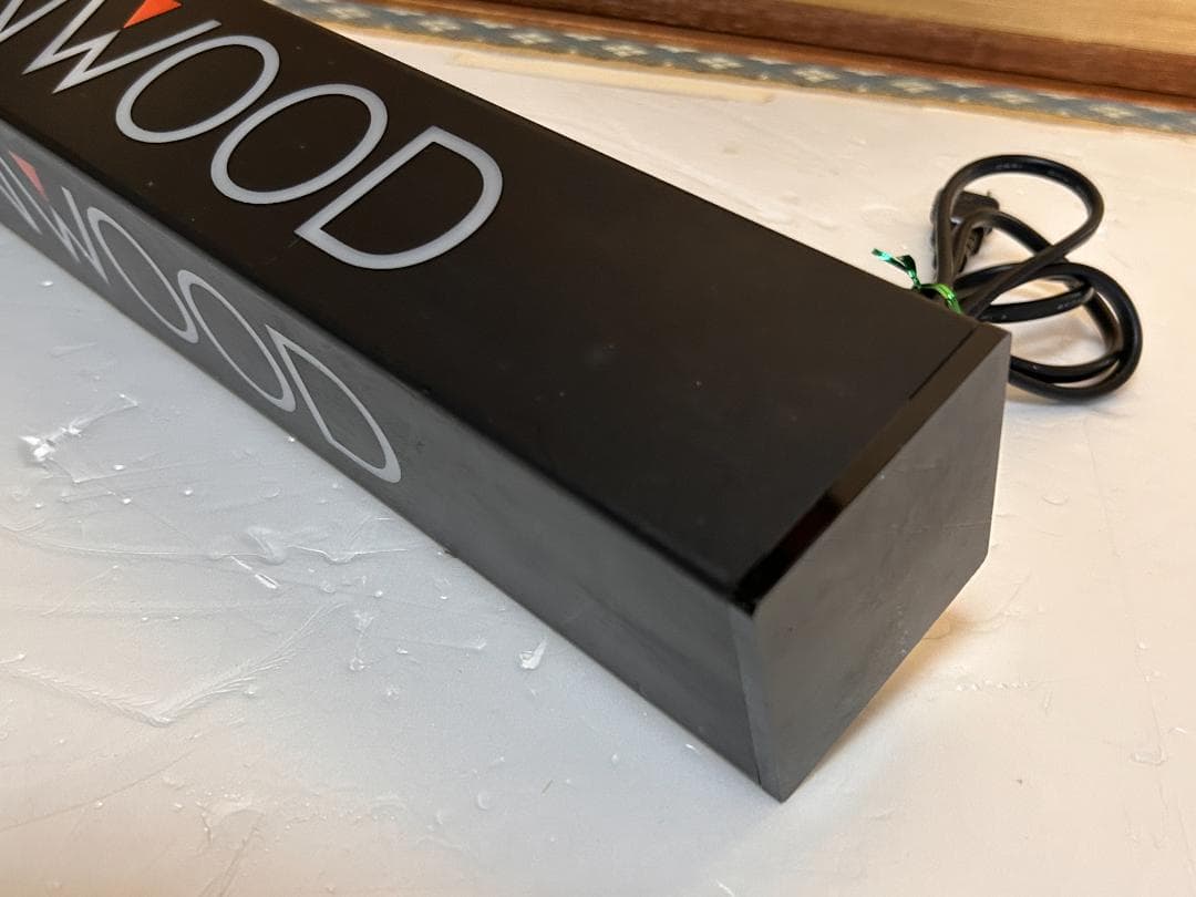 当時物　KENWOOD 　店頭ディスプレイライト　　現状