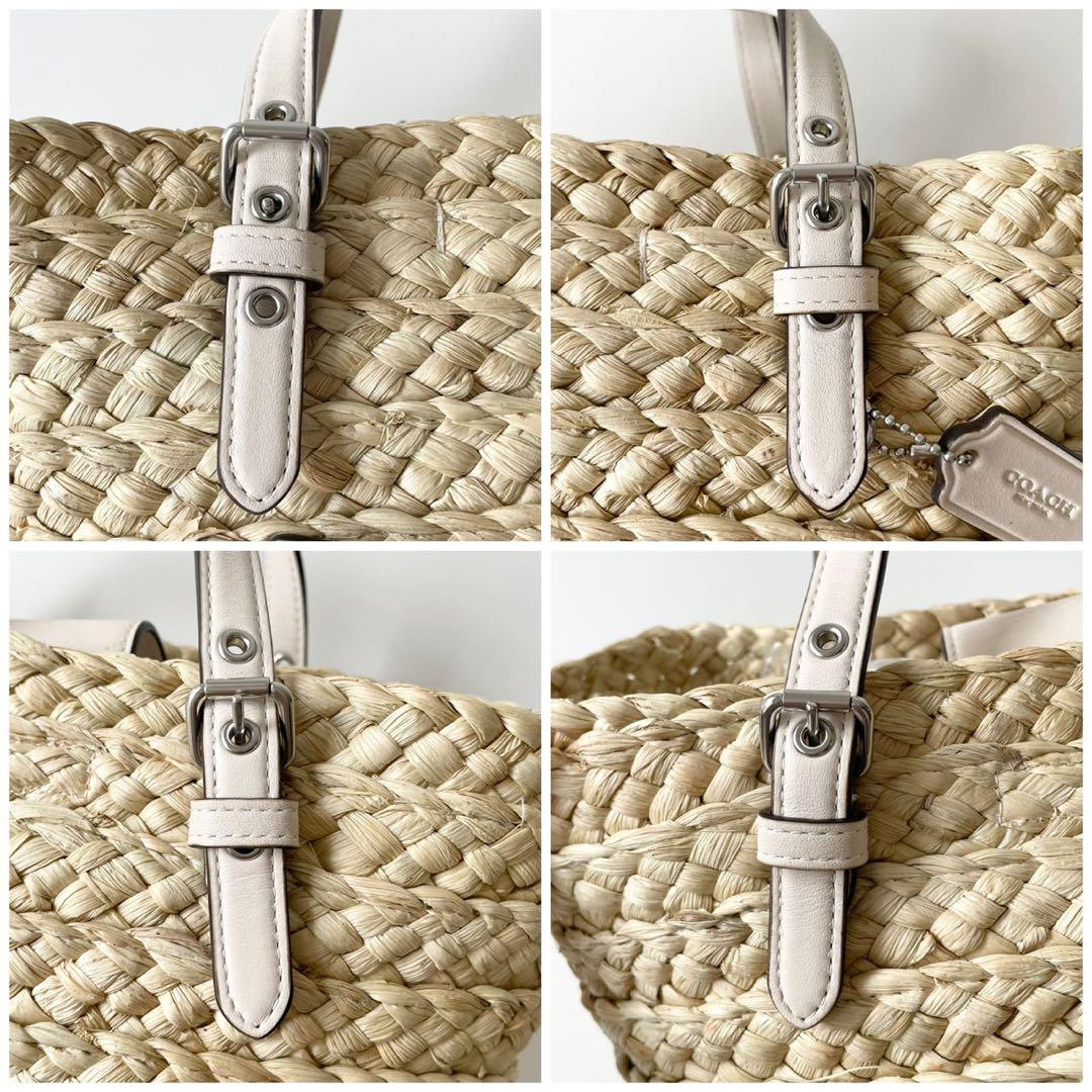 【ほぼ新品】COACH かごバッグ 2way ハンドバッグ スモール トート