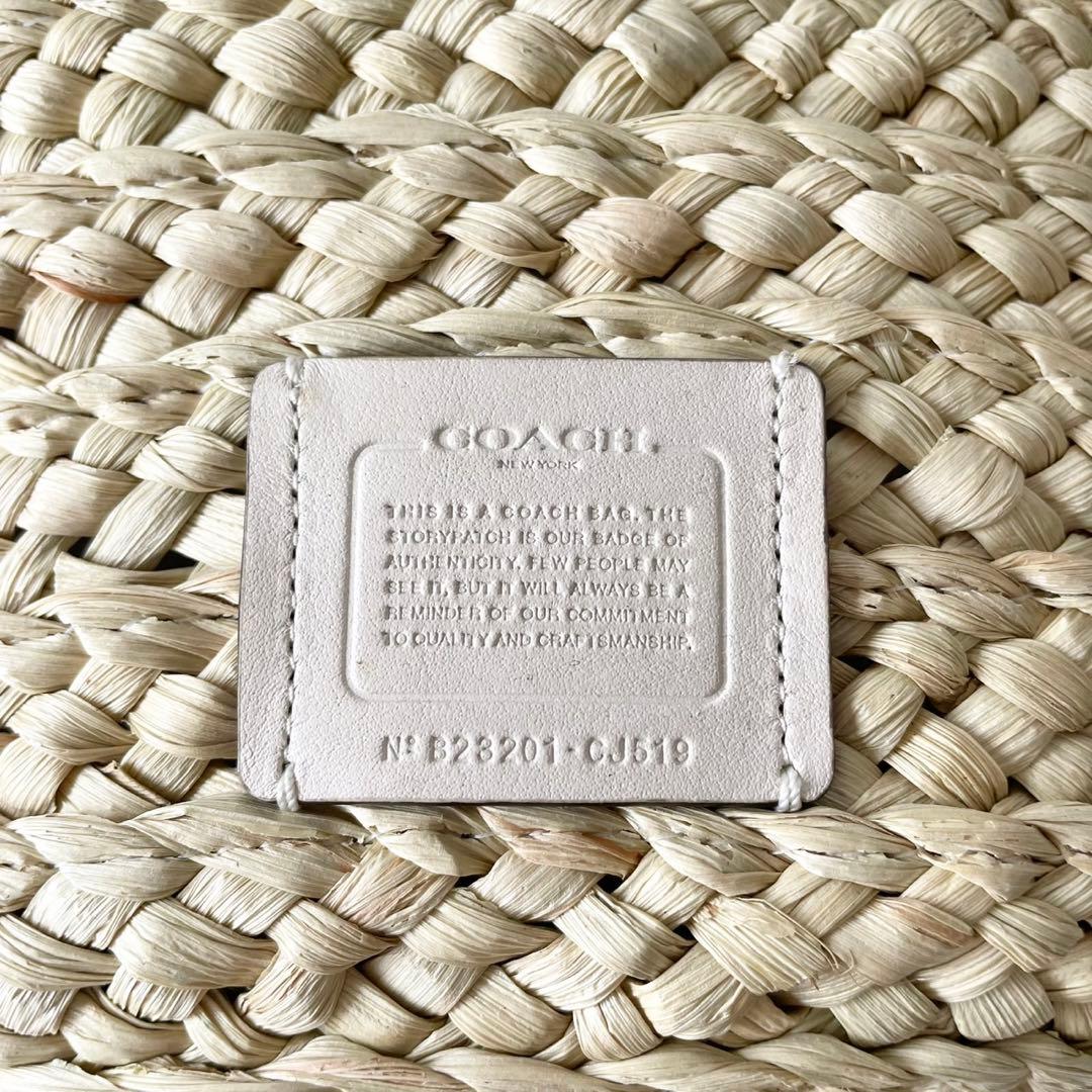 【ほぼ新品】COACH かごバッグ 2way ハンドバッグ スモール トート