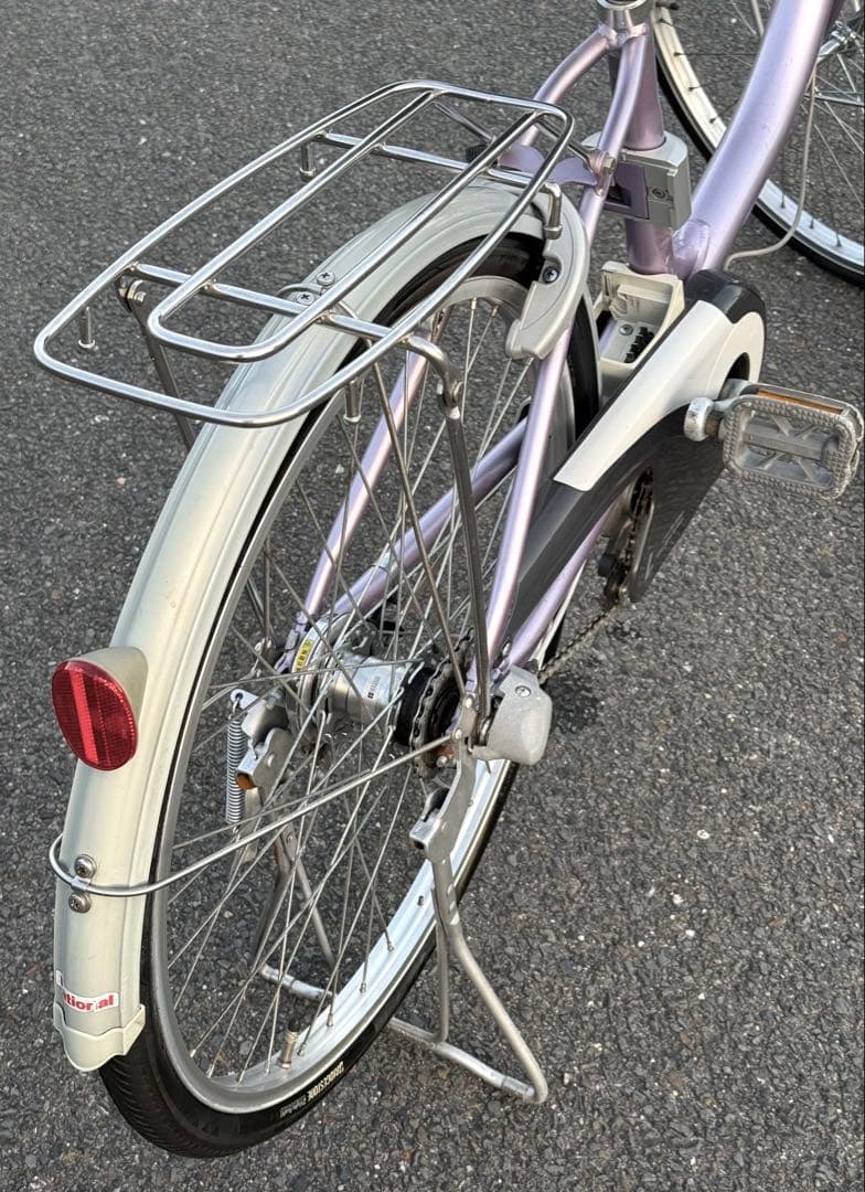 美品 ナショナル バッテリー長押し全灯♪ 電動アシスト自転車