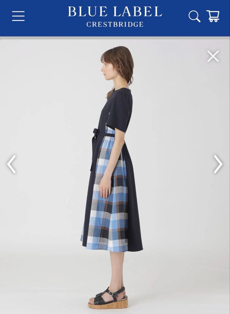 SALE⭐︎ブルーレーベル　クレストブリッジ　ワンピース　完売品　美品　36サイズ