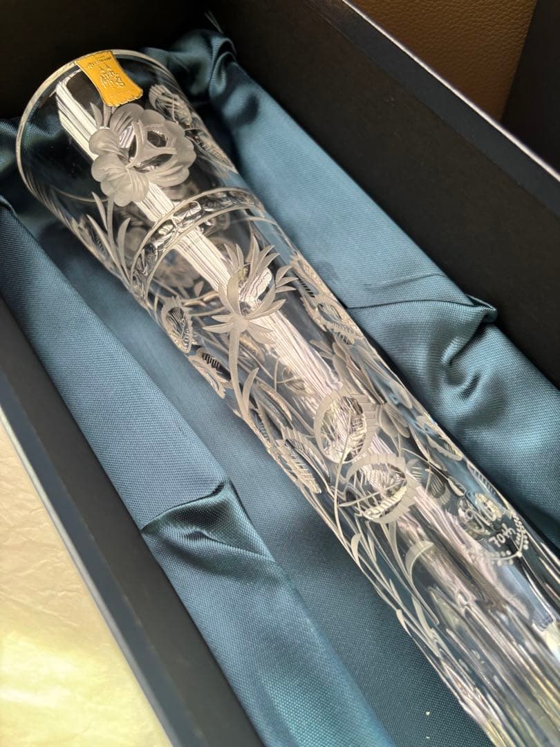 マイセンクリスタル　一輪挿し　花瓶　Meissner クリスタルガラス 花瓶