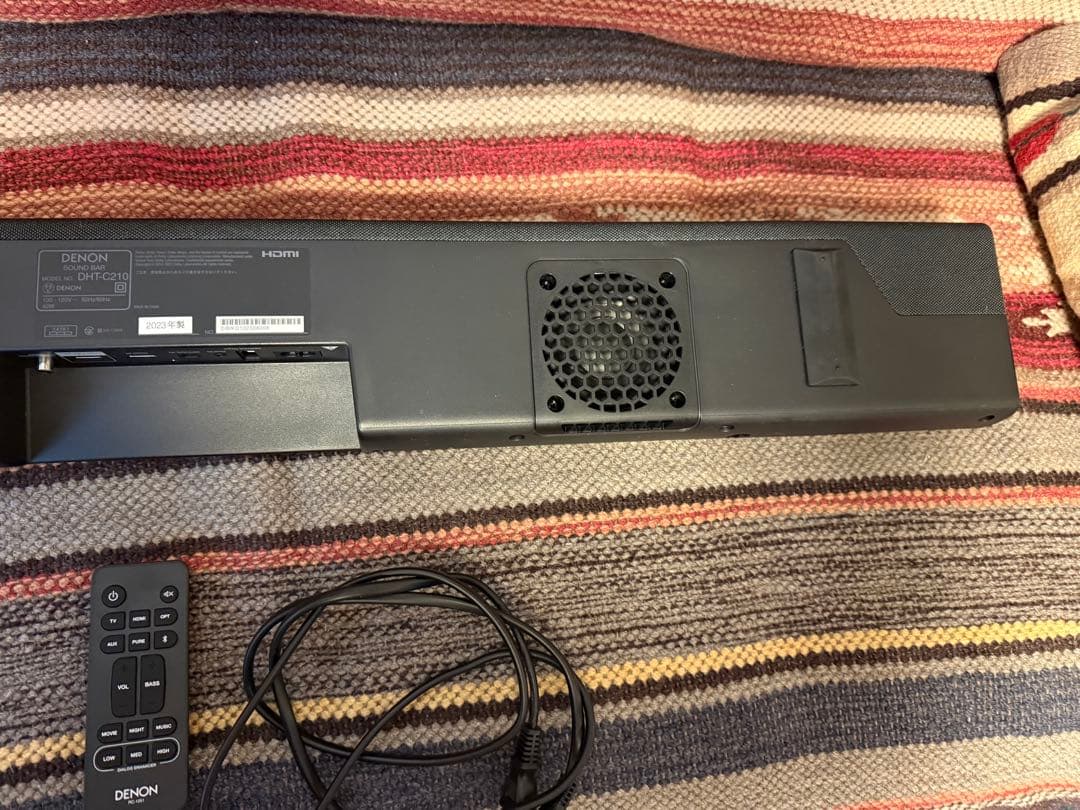 デノン サウンドバー サブウーハー内蔵 Dolby Atmos DHT-C210