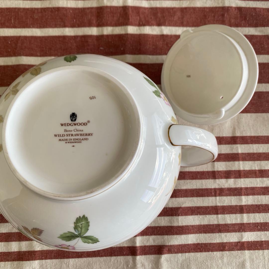  ウェッジウッド　7点 ワイルドストロベリー　ティーセット　お皿
