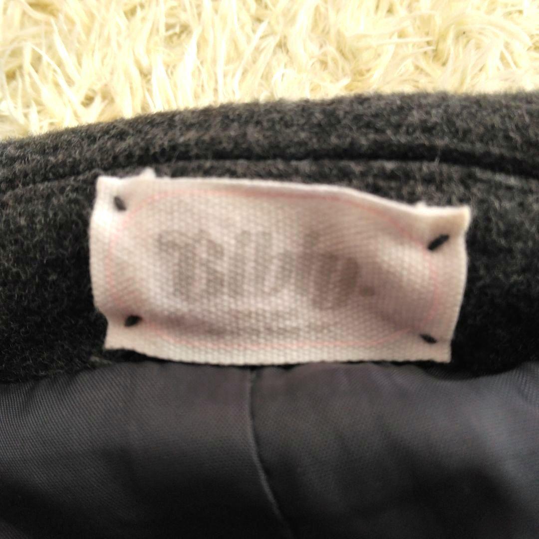 bibiy.olivia coat ビビィ オリビアコート ハートボタン グレー