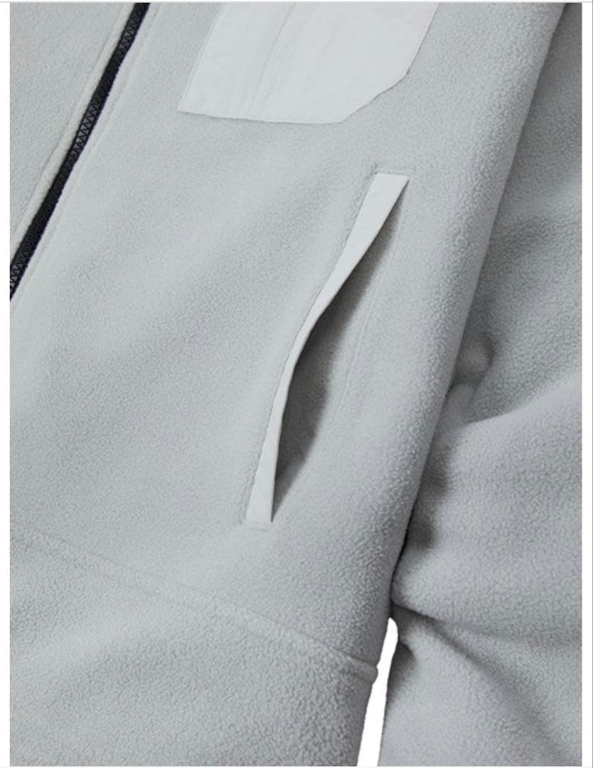 JAMIWEST フリースナイロンリバーシブルジャケット グレー新品