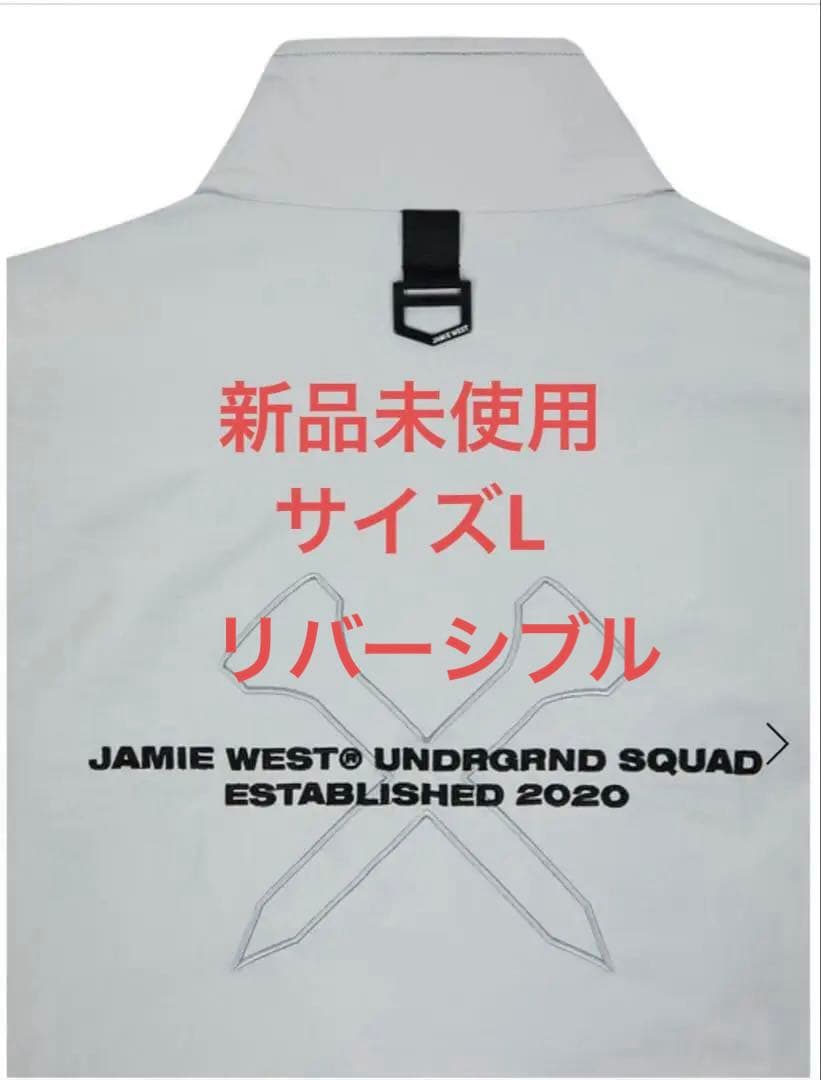 JAMIWEST フリースナイロンリバーシブルジャケット グレー新品