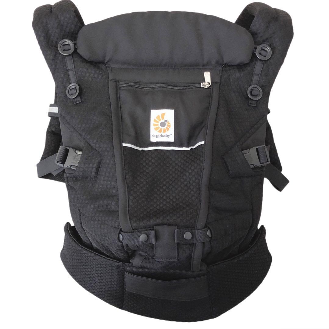 【美品】エルゴベビー アダプト ソフトフレックスメッシュ オニキスブラック
