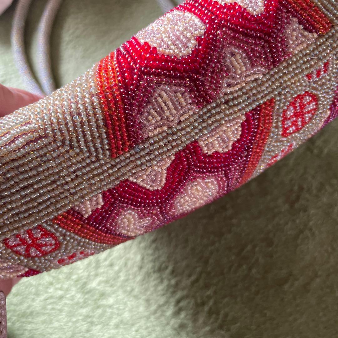 一点物 総ビジュー ビーズ バッグ ヴィンテージ アンティーク 和装 小物