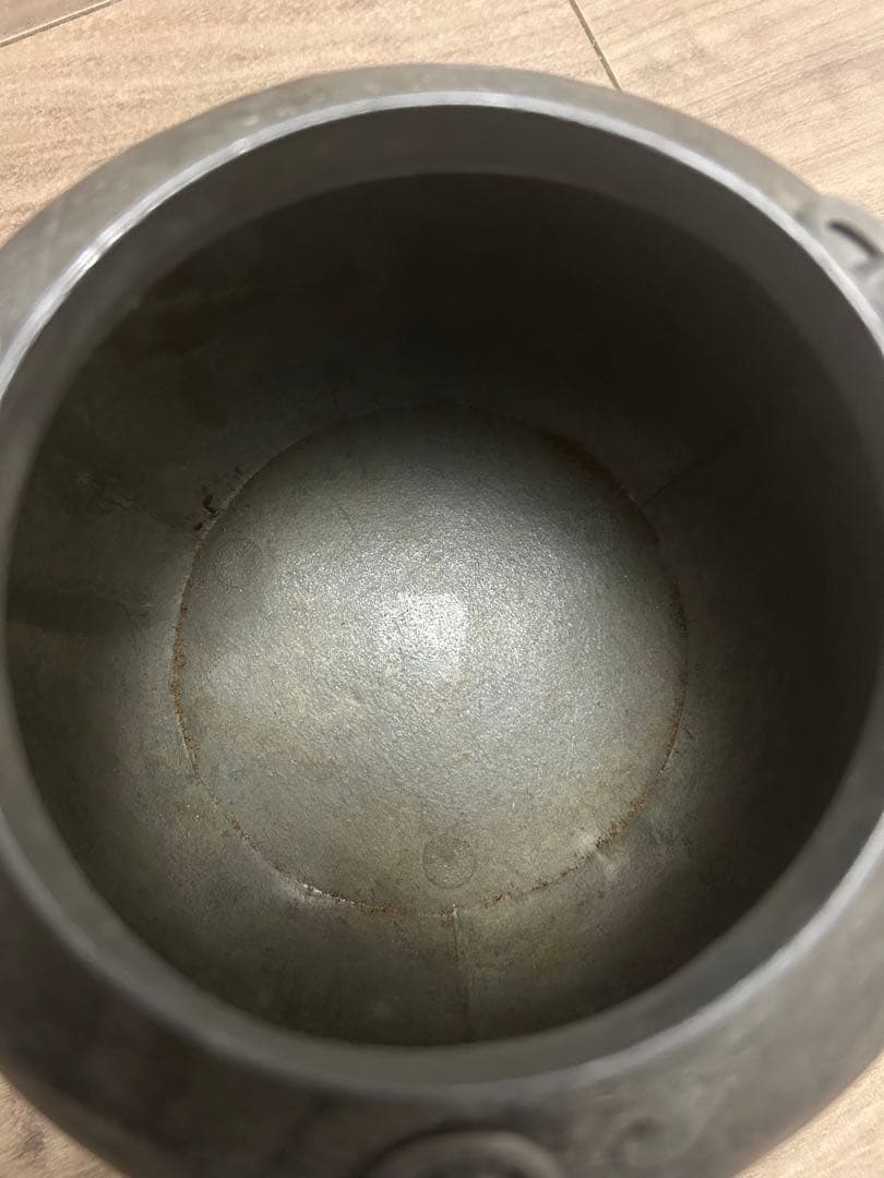 王東文造 古錫製 雲龍鳳凰文刻 三耳壷 茶入 中國古玩 唐物 時代物 骨董品