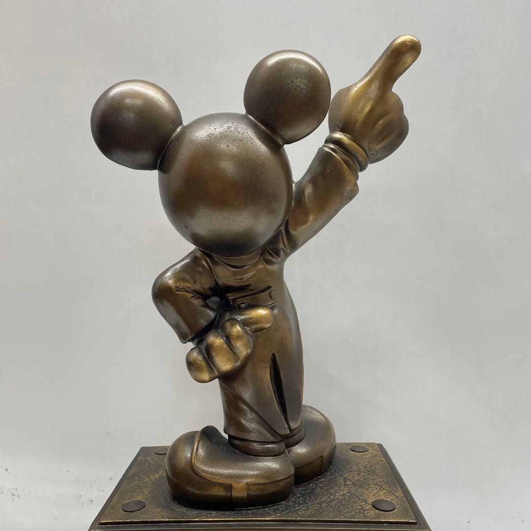 【ジャンク品】非売品　第一生命　ミッキーマウス　ブロンズ像　全長（約）44㎝