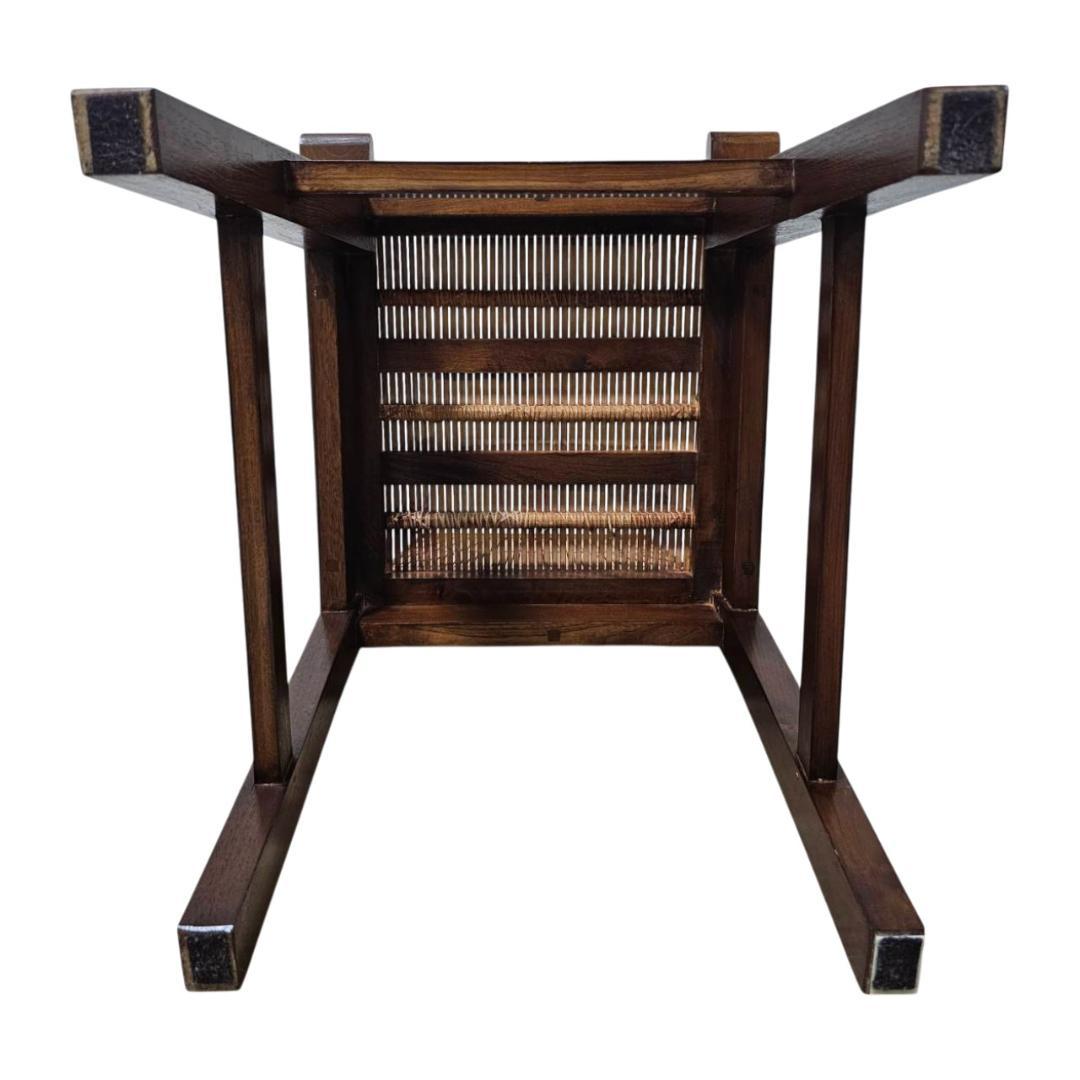 バンブーチェア② 竹×無垢材 アンティーク調 ダイニングチェア 和モダン