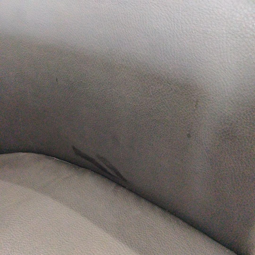 10 IKEA　合皮レザー　アームチェア　1人掛けソファ