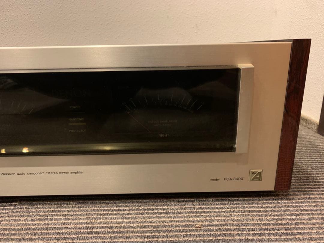 早い者勝ちです！ 「最終値下げ」DENON POA-3000 パワーアンプ