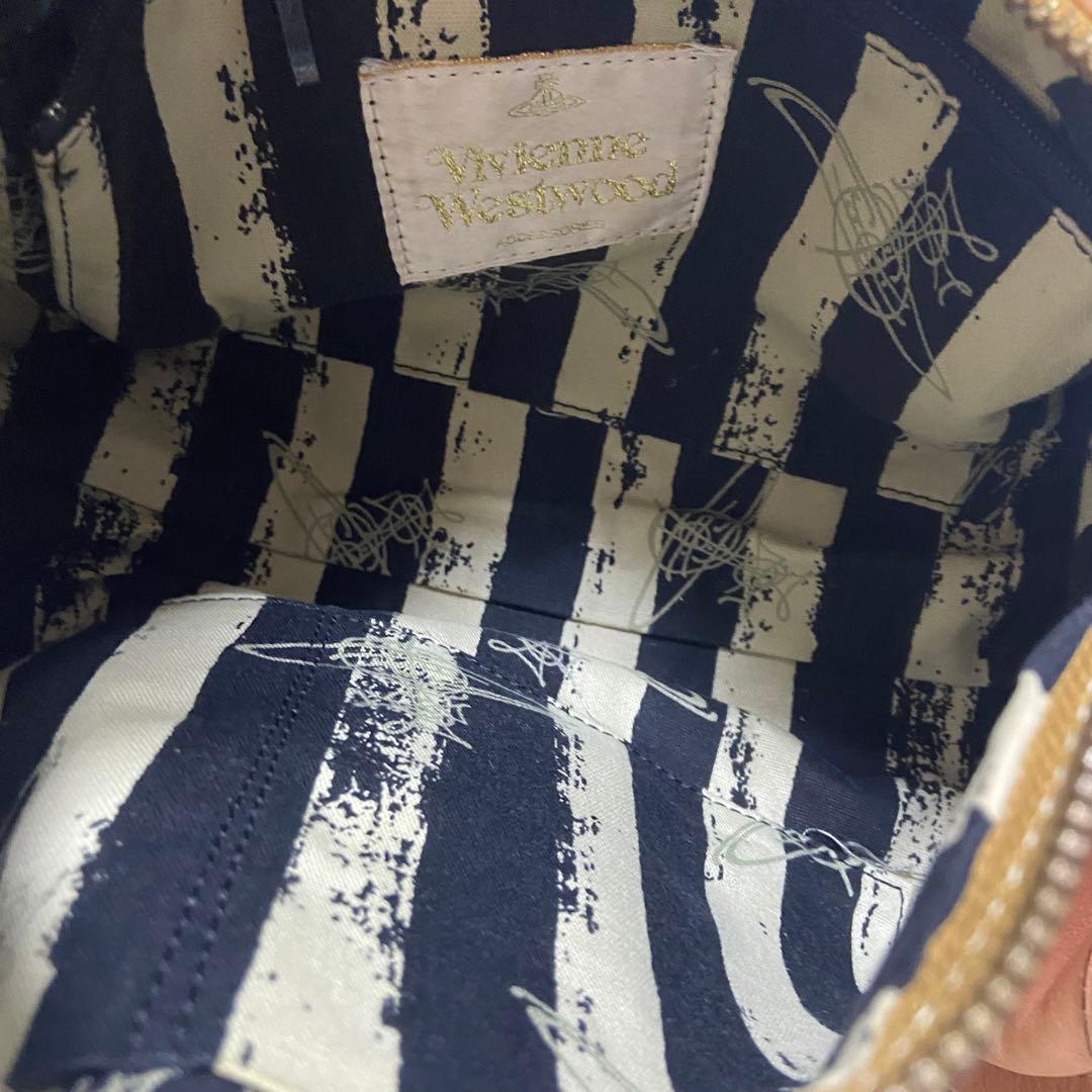 正規品　ヴィヴィアン　アコード　レザー　ショルダーバッグ　ドラム型　筒形　y2k