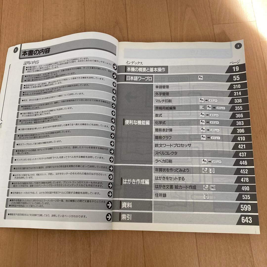 NEC 文豪ミニ5 入門ガイド　フロッピー　インクリボン付