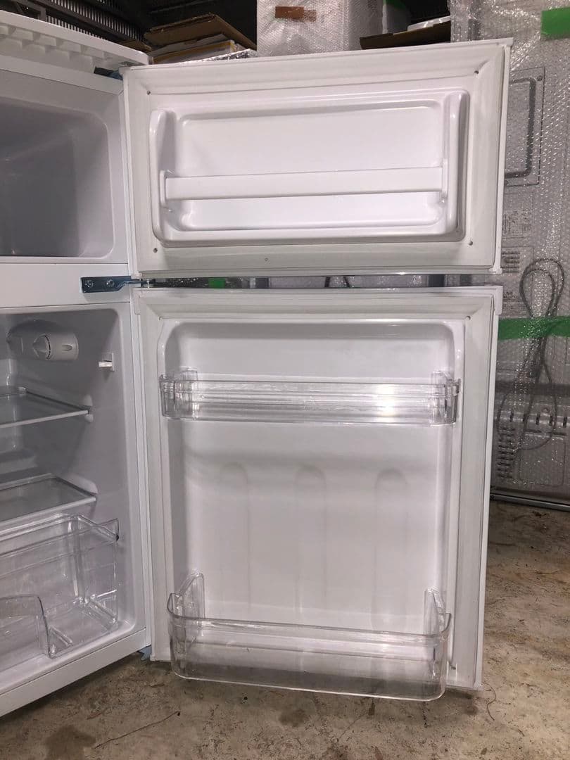 ヤマダ電機 2024年製 ノンフロン冷凍冷蔵庫 YRZ-C09MW 85L