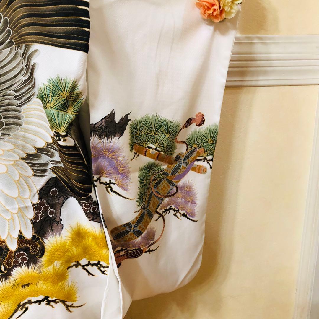 七五三　男の子‼️着物・羽織・袴⭐︎完全フルセット⭐︎鷹金彩煌びやか極めてる銘品