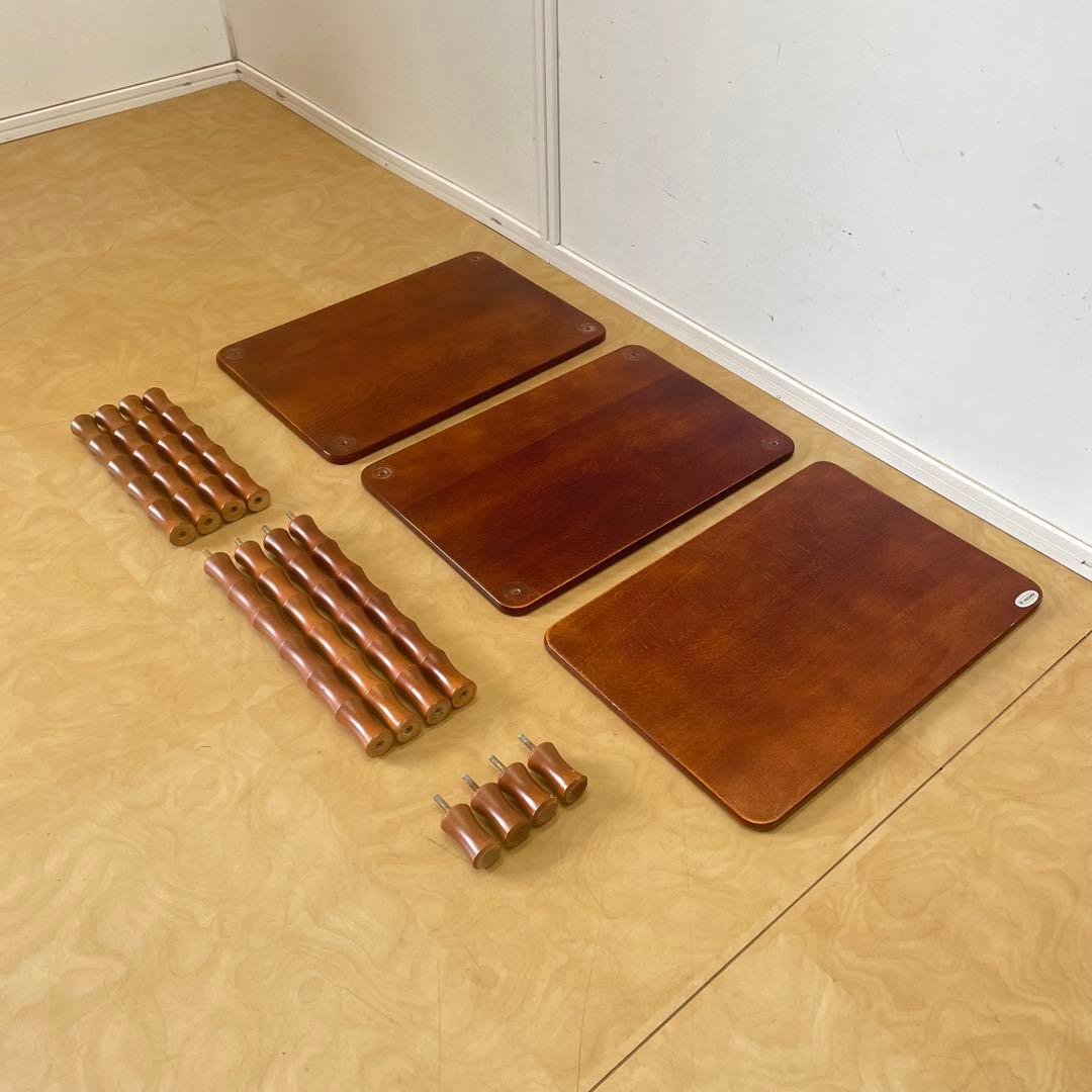 ヤナコ 3段ラック 飾り棚 角型 四角 木製 台 棚 ビンテージ レトロ