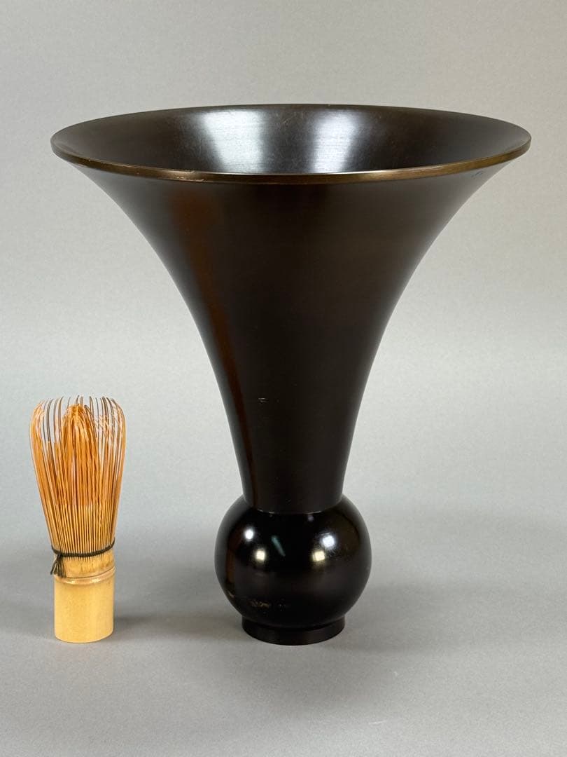 いけばな　池坊　唐銅花器　生花　在銘あり　古流　草月流　小原流　花瓶　華道具